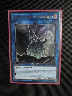 Rock of the Vanquisher OP24-EN002 Ultimate Rare OTS Yugioh Card Mint - Image 1