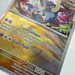 Great Tusk Pokemon Card 055/131 Prismatic Evolutions Masterball - Image 4