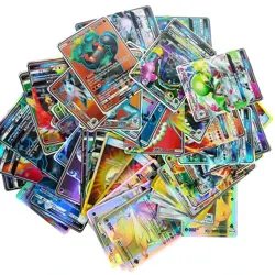 120 PCS Poke-cards TCG GX Card Lot Ultra Rare Holo Trainer Trading Cards - Image 2