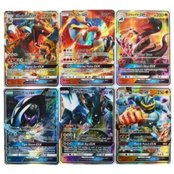 120 PCS Poke-cards TCG GX Card Lot Ultra Rare Holo Trainer Trading Cards - Image 5