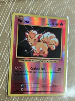 ⭐Vulpix 14/108 Reverse Holo Pokemon TCG XY Evolutions NM Card - Image 2
