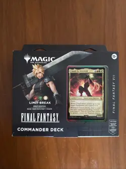 MTG Limit Break Commander Deck - Magic The Gathering Final Fantasy FF7 NEW - Image 1