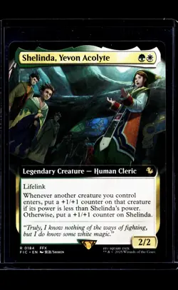 2025 MTG FIC Final Fantasy Commander Borderless #184 Shelinda Yevon Acolyte - Image 1