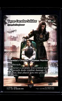 2025 MTG FCA Final Fantasy Through the Ages Borderless #46 Vayne Carudas Scholar - Image 1
