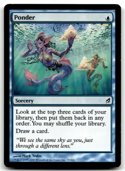 MTG Ponder C Lorwyn 79 MP - Image 1