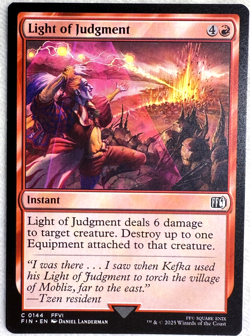 MTG - Light of Judgment - Final Fantasy - 0144 - EN - NM - Image 1