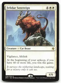 MTG Felidar Sovereign R Battle for Zendikar 26 MP - Image 1