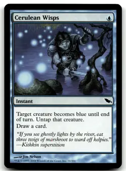 MTG Cerulean Wisps C Shadowmoor 31 MP - Image 1