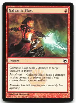 MTG Galvanic Blast C Scars of Mirrodin 91 MP - Image 1