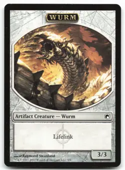 MTG Wurm Token () T Scars of Mirrodin 9 MP - Image 1