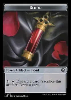 4x Vampire/Blood Token, Lost Caverns of Ixalan, MTG, 4 pack, Magic Token - Image 2
