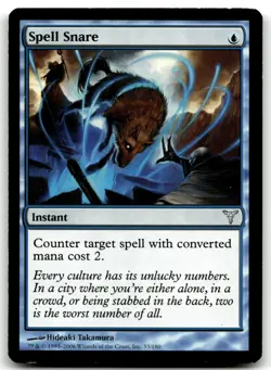 MTG Spell Snare U Dissension 33 MP - Image 1