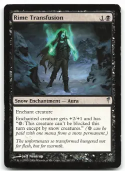 MTG Rime Transfusion U Coldsnap 68 MP - Image 1