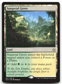 MTG Sunpetal Grove R Ixalan 257 MP - Image 1