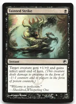 MTG Tainted Strike C Scars of Mirrodin 80 MP - Image 1