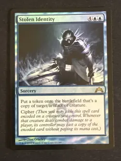 1x Foil Stolen Identity (53) Gatecrash LP MTG Magic the Gathering x1 MKE - Image 1