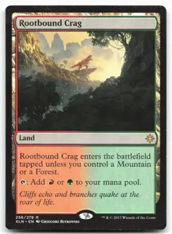 MTG Rootbound Crag R Ixalan 256 MP - Image 1