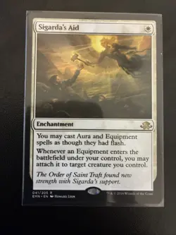 MTG Sigarda's Aid x1 ~Eldritch Moon (Magic the Gathering)*Free Shipping* - Image 1