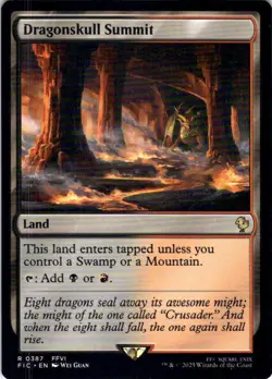 MTG Dragonskull Summit (387) | NM | Commander: Final Fantasy (FIC) - Image 1