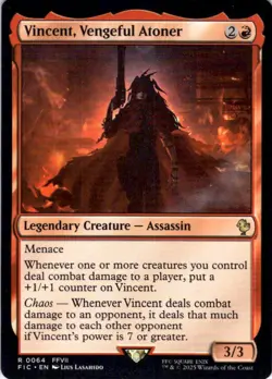 MTG Vincent, Vengeful Atoner (64) | NM | Commander: Final Fantasy (FIC) - Image 1