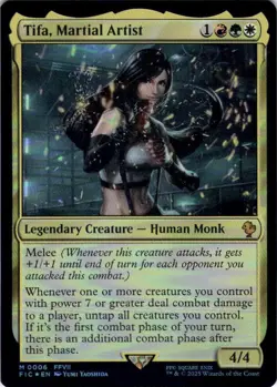 MTG Tifa, Martial Artist (6) | NM Foil | Commander: Final Fantasy (FIC) - Image 2