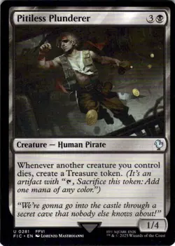 MTG Pitiless Plunderer (281) | NM | Commander: Final Fantasy (FIC) - Image 1