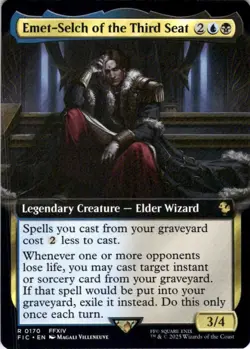 MTG Emet-Selch of the Third Seat (Ext) (170) | NM | Cmd: Final Fantasy (FIC) - Image 1