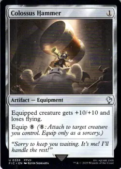 MTG Colossus Hammer (338) | NM | Commander: Final Fantasy (FIC) - Image 1