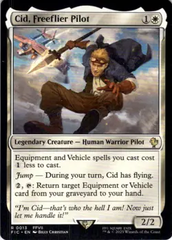 MTG Cid, Freeflier Pilot (13) | NM | Commander: Final Fantasy (FIC) - Image 1