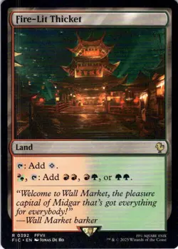 MTG Fire-Lit Thicket (392) | NM | Commander: Final Fantasy (FIC) - Image 1