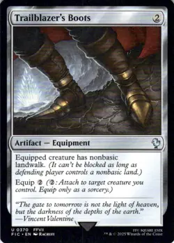 MTG Trailblazer's Boots (370) | NM | Commander: Final Fantasy (FIC) - Image 1