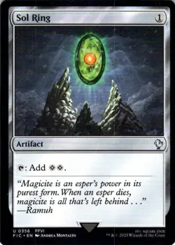 MTG Sol Ring (356) | NM | Commander: Final Fantasy (FIC) - Image 1