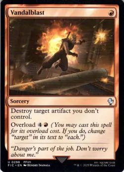 MTG Vandalblast (298) | NM | Commander: Final Fantasy (FIC) - Image 1