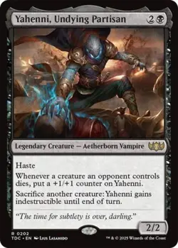 Yahenni, Undying Partisan - Light Play MTG Commander: Tarkir: Dragonstorm - Image 1