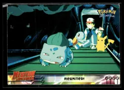 1999 Pokemon Topps - Mewtwo Strikes Back - Black Logo Reunited ! #31 - Image 1