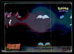 1999 Pokemon Topps - Mewtwo Strikes Back - Blue Logo - Holo Ash's Sacrifice #36 - Image 1