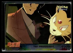 1999 Pokemon Topps - Mewtwo Strikes Back - Blue Logo - Holo The Proposition #5 - Image 1