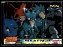 1999 Pokemon Topps - Mewtwo Strikes Back - Blue Logo The Tears of Pokemon #37 - Image 1