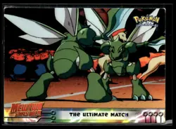 1999 Pokemon Topps - Mewtwo Strikes Back - Black Logo The Ultimate Match #34 - Image 1