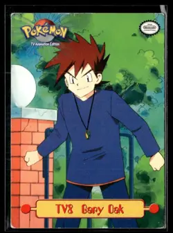 1999 Pokemon Topps - TV Animation Edition- Gary Oak #TV8 - Image 1