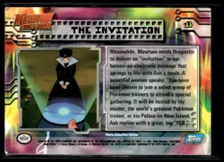 1999 Pokemon Topps - Mewtwo Strikes Back - Blue Logo The Invitation #13 - Image 2