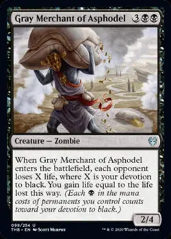 Gray Merchant of Asphodel - Light Play MTG Theros Beyond Death - Image 1