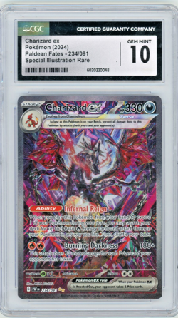 2024 Pokemon Paldean Fates Charizard ex 234/091 Special Illustration Rare CGC 10 - Image 1