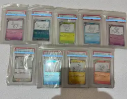 Pokemon PSA 10 PSA 9 Yu Nagaba Eevee Promo Sequential Set 9 FULL Comp 2023 - Image 1