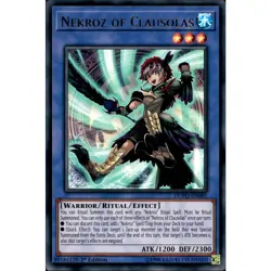 DUPO-EN085 NEKROZ OF CLAUSOLAS ULTRA RARE 1ST EDITION NEAR MINT YuGiOh TCG - Image 1