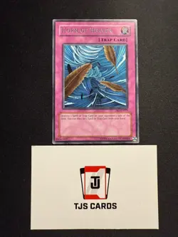 Horn Of Heaven / Dust Tornado - Rare DB1-EN075 MISPRINT - MP - YuGiOh - Image 1