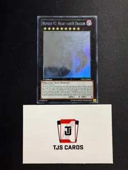 Number 92: Heart-eartH Dragon - Ghost Rare 1st Edition CBLZ-EN045 - LP - YuGiOh - Image 1