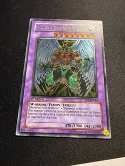 Elemental Hero Wild Wingman - Ultimate Rare 1st Edition EOJ-EN035 - LP - YuGiOh - Image 5