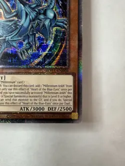 Heart Of The Blue Eyes ROTA-EN004 Quarter Century Secret Rare 1st Edition Yugioh - Image 4