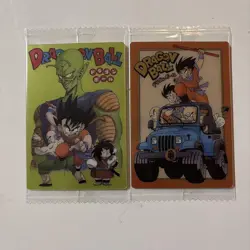 Dragon Ball Itajaga 7Sec Card Set 2 Pieces Collectible Used - Image 1